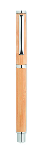 Gelschreiber Bambus - Holz bedrucken, Art.-Nr. MO6558-40