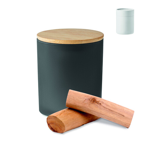 Kerze im Glas 200 g - Schwarz bedrucken, Art.-Nr. MO6613-03