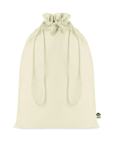 Großer Beutel Organic Cotton - Beige bedrucken, Art.-Nr. MO6636-13 Großer Beutel Organic Cotton - Beige bedrucken, Art.-Nr. MO6636-13