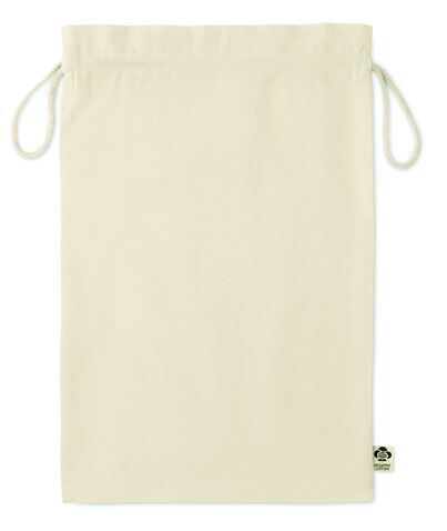 Großer Beutel Organic Cotton - Beige bedrucken, Art.-Nr. MO6636-13 Großer Beutel Organic Cotton - Beige bedrucken, Art.-Nr. MO6636-13