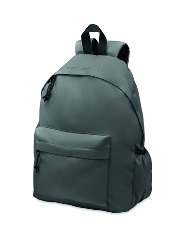 Rucksack 600D RPET-Polyester - Steingrau bedrucken, Art.-Nr. MO6703-15 Rucksack 600D RPET-Polyester - Steingrau bedrucken, Art.-Nr. MO6703-15