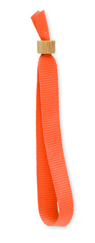 Armband RPET-Polyester - Orange bedrucken, Art.-Nr. MO6706-10