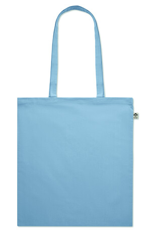 Einkaufstasche Organic Cotton - Babyblau bedrucken, Art.-Nr. MO6711-66