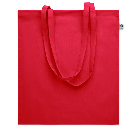 Einkaufstasche Organic Cotton - Rot bedrucken, Art.-Nr. MO6711-05