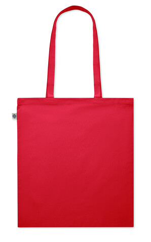 Einkaufstasche Organic Cotton - Rot bedrucken, Art.-Nr. MO6711-05