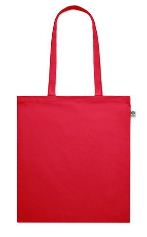 Einkaufstasche Organic Cotton - Rot bedrucken, Art.-Nr. MO6711-05