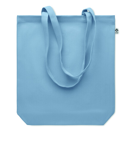Einkaufstasche Canvas 270 g/m² - Babyblau bedrucken, Art.-Nr. MO6713-66