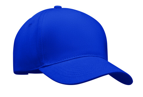 Baseball cap 5 panels 260g/m² - Königsblau bedrucken, Art.-Nr. MO6875-37