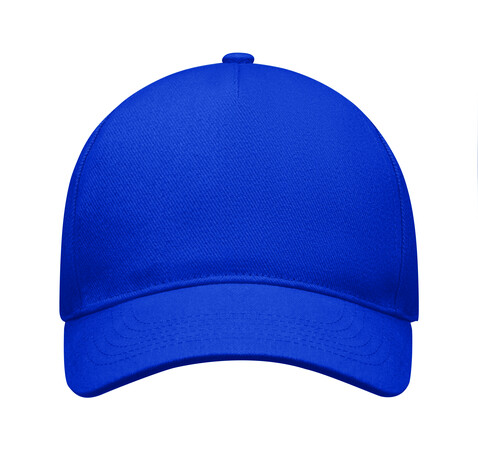 Baseball cap 5 panels 260g/m² - Königsblau bedrucken, Art.-Nr. MO6875-37
