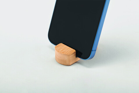 Kleiner Smartphone-Halter - Holz bedrucken, Art.-Nr. MO6888-40 Kleiner Smartphone-Halter - Holz bedrucken, Art.-Nr. MO6888-40