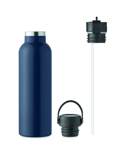 Doppelwandige Flasche 700 ml - Marineblau bedrucken, Art.-Nr. MO6944-85