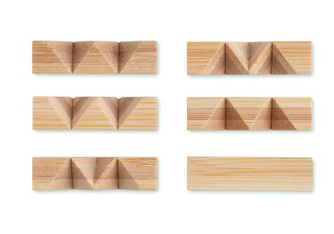Holzpuzzle/Gehirnjogging Bambus - Holz bedrucken, Art.-Nr. MO6987-40