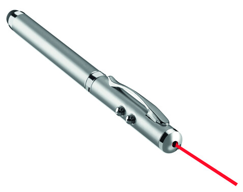 Laserpointer - Mattsilber bedrucken, Art.-Nr. MO8097-16