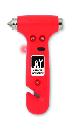 3 in 1 Notfall-Hammer - Orange bedrucken, Art.-Nr. MO8470-10 3 in 1 Notfall-Hammer - Orange bedrucken, Art.-Nr. MO8470-10