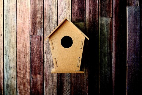 Vogelhäuschen - Holz bedrucken, Art.-Nr. MO8532-40 Vogelhäuschen - Holz bedrucken, Art.-Nr. MO8532-40