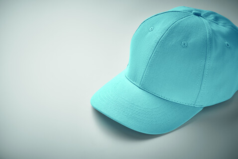 Baseball cap 6 panels 160g/m² - Babyblau bedrucken, Art.-Nr. MO8834-66
