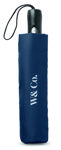 Reversibler Regenschirm - Blau bedrucken, Art.-Nr. MO9092-04