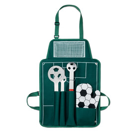 Fußball BBQ Set - Grün bedrucken, Art.-Nr. MO9223-09