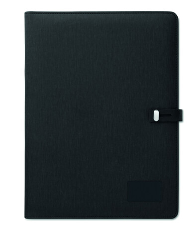 DIN A4 Portfolio &amp; induktive La - Schwarz bedrucken, Art.-Nr. MO9401-03