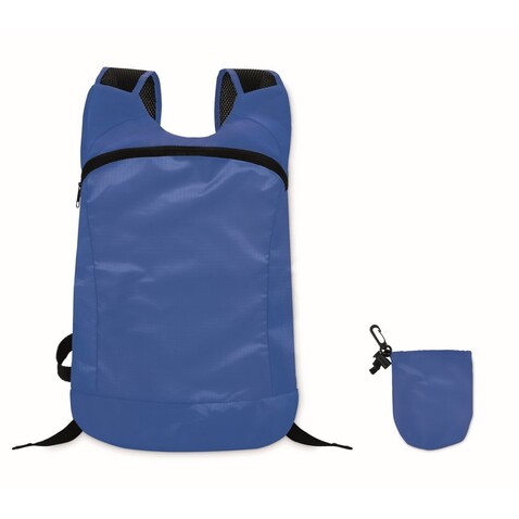 Faltbarer Sport-Rucksack - Königsblau bedrucken, Art.-Nr. MO9552-37 Faltbarer Sport-Rucksack - Königsblau bedrucken, Art.-Nr. MO9552-37