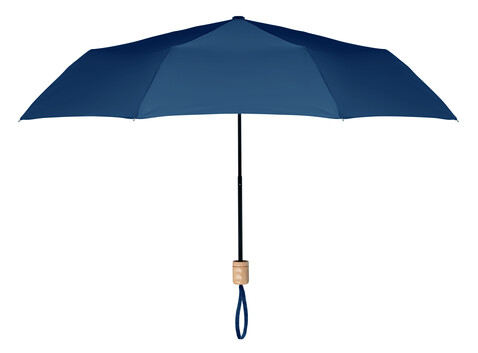 Opvouwbare paraplu - Blau bedrucken, Art.-Nr. MO9604-04