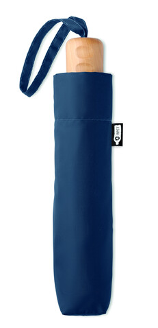 Opvouwbare paraplu - Blau bedrucken, Art.-Nr. MO9604-04