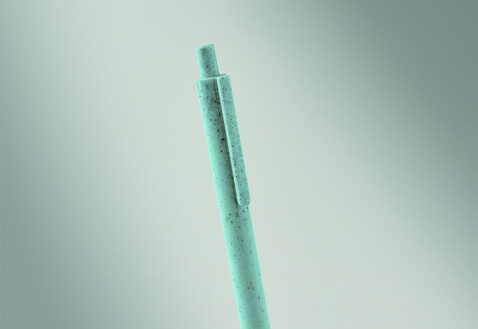 Öko-Druckkugelschreiber - Blau bedrucken, Art.-Nr. MO9614-04 Öko-Druckkugelschreiber - Blau bedrucken, Art.-Nr. MO9614-04