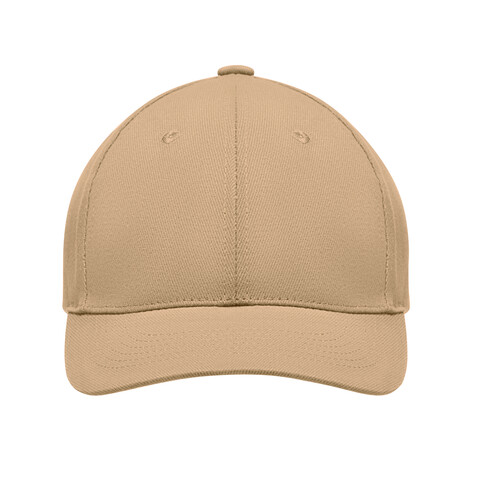 Baseball cap 6 panels 270g/m² - Beige bedrucken, Art.-Nr. MO9643-13