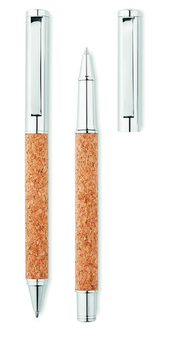 Schreibgeräte-Set Kork - Holz bedrucken, Art.-Nr. MO9678-40 Schreibgeräte-Set Kork - Holz bedrucken, Art.-Nr. MO9678-40