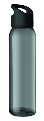 Trinkflasche Glas 470 ml - Schwarz bedrucken, Art.-Nr. MO9746-03 Trinkflasche Glas 470 ml - Schwarz bedrucken, Art.-Nr. MO9746-03