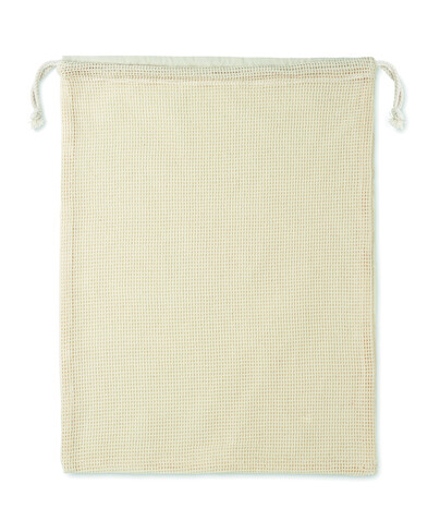 Netzbeutel Baumwolle - Beige bedrucken, Art.-Nr. MO9865-13 Netzbeutel Baumwolle - Beige bedrucken, Art.-Nr. MO9865-13