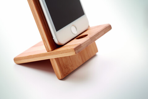 Smartphone Halter Bambus - Holz bedrucken, Art.-Nr. MO9944-40 Smartphone Halter Bambus - Holz bedrucken, Art.-Nr. MO9944-40