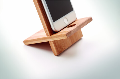 Smartphone Halter Bambus - Holz bedrucken, Art.-Nr. MO9944-40 Smartphone Halter Bambus - Holz bedrucken, Art.-Nr. MO9944-40