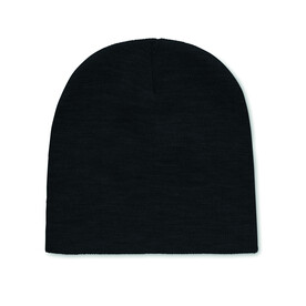 Beanie RPET Polyester - Schwarz bedrucken, Art.-Nr. MO9964-03
