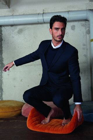 MARIUS MEN SUIT JACKET - Night bedrucken, Art.-Nr. N03164-NH-062 MARIUS MEN SUIT JACKET - Night bedrucken, Art.-Nr. N03164-NH-062