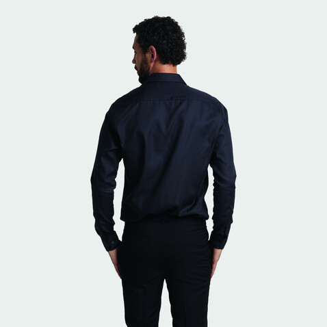 BLAISE MEN SHIRT - Deep Black bedrucken, Art.-Nr. N03182-DB-4XL BLAISE MEN SHIRT - Deep Black bedrucken, Art.-Nr. N03182-DB-4XL