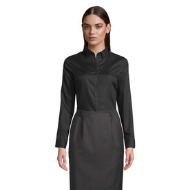 BLAISE WOMEN SHIRT - Deep Black bedrucken, Art.-Nr. N03183-DB-S