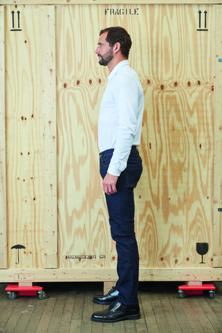 BASILE MEN SHIRT - Optic White bedrucken, Art.-Nr. N03777-OQ-M BASILE MEN SHIRT - Optic White bedrucken, Art.-Nr. N03777-OQ-M