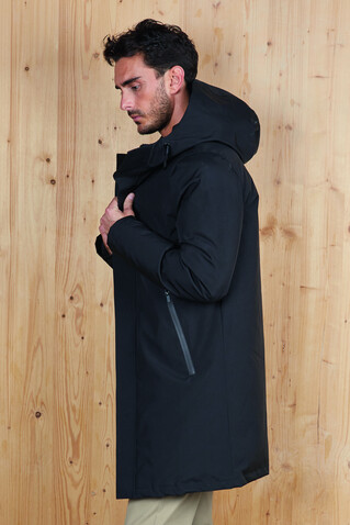 ALFI MEN WARM JACKET - Deep Black bedrucken, Art.-Nr. N04002-DB-XL