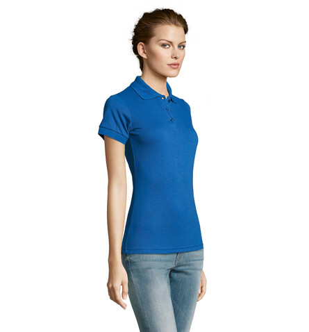 PRIME DAMEN POLO 200g - Royal Blue bedrucken, Art.-Nr. S00573-RB-S