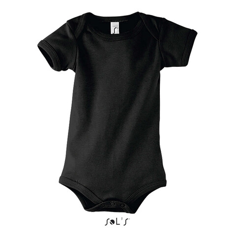 BAMBINO BABY BODY 180g - Schwarz bedrucken, Art.-Nr. S00583-BK-XXS BAMBINO BABY BODY 180g - Schwarz bedrucken, Art.-Nr. S00583-BK-XXS