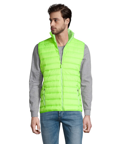 WAVE MEN Bodywarmer - Neon Lime bedrucken, Art.-Nr. S01436-NL-XL WAVE MEN Bodywarmer - Neon Lime bedrucken, Art.-Nr. S01436-NL-XL