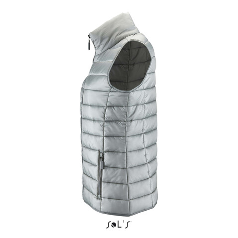 WAVE DAMEN BODYWARMER 180g - Metal Grey bedrucken, Art.-Nr. S01437-MG-XXL WAVE DAMEN BODYWARMER 180g - Metal Grey bedrucken, Art.-Nr. S01437-MG-XXL
