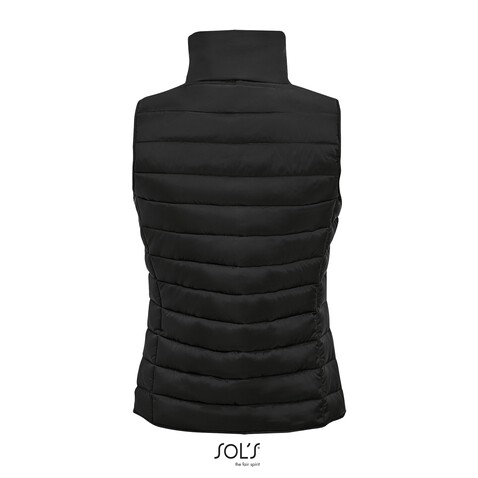 WAVE DAMEN BODYWARMER 180g - Schwarz bedrucken, Art.-Nr. S01437-BK-XL WAVE DAMEN BODYWARMER 180g - Schwarz bedrucken, Art.-Nr. S01437-BK-XL
