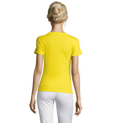 REGENT DAMENT-SHIRT 150g - Lemon bedrucken, Art.-Nr. S01825-LE-S