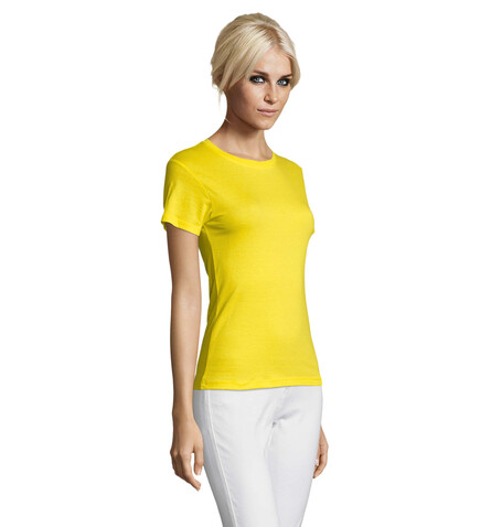 REGENT DAMENT-SHIRT 150g - Lemon bedrucken, Art.-Nr. S01825-LE-S