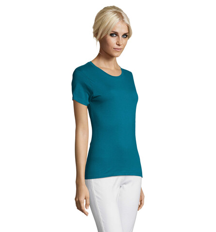 REGENT DAMENT-SHIRT 150g - Entenblau bedrucken, Art.-Nr. S01825-DU-L REGENT DAMENT-SHIRT 150g - Entenblau bedrucken, Art.-Nr. S01825-DU-L