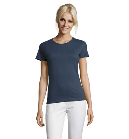 REGENT DAMENT-SHIRT 150g - Denim bedrucken, Art.-Nr. S01825-DM-M REGENT DAMENT-SHIRT 150g - Denim bedrucken, Art.-Nr. S01825-DM-M