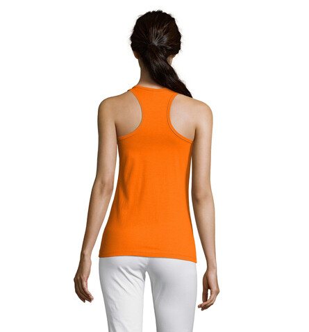 JUSTIN DAMEN TANK TOP 150g - Orange bedrucken, Art.-Nr. S01826-OR-M JUSTIN DAMEN TANK TOP 150g - Orange bedrucken, Art.-Nr. S01826-OR-M