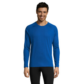 SPORTY LSL MEN T-SHIRT - Royal Blue bedrucken, Art.-Nr. S02071-RB-XXL